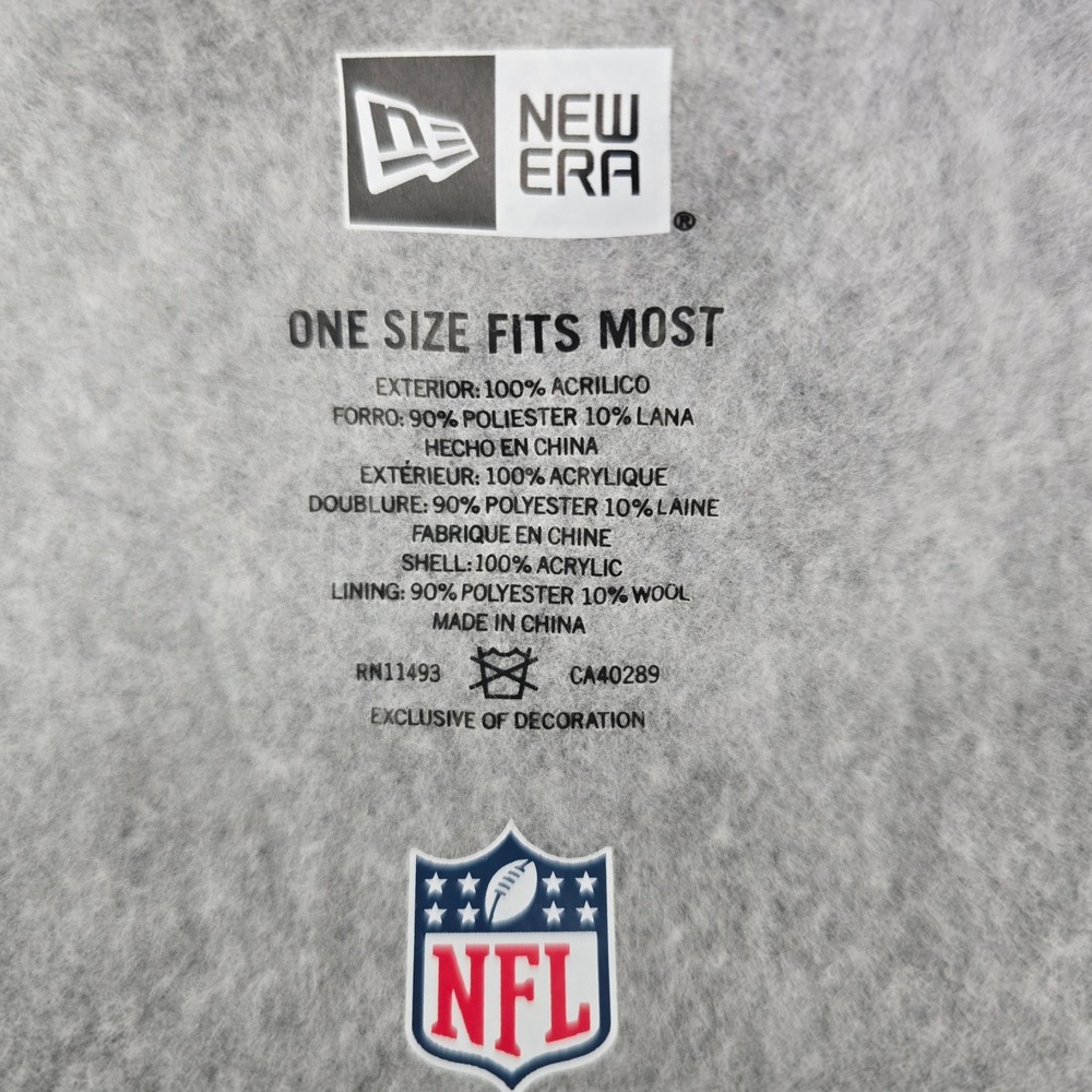 Dallas Cowboys New Era NFL Knit Pom Beanie Hat Stocking Cap One Size Fits Most - Picture 5 of 5